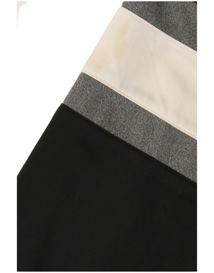 REEBOK Veste de survêtement graphique coupe ample pour hommes, petit, noir, colour block