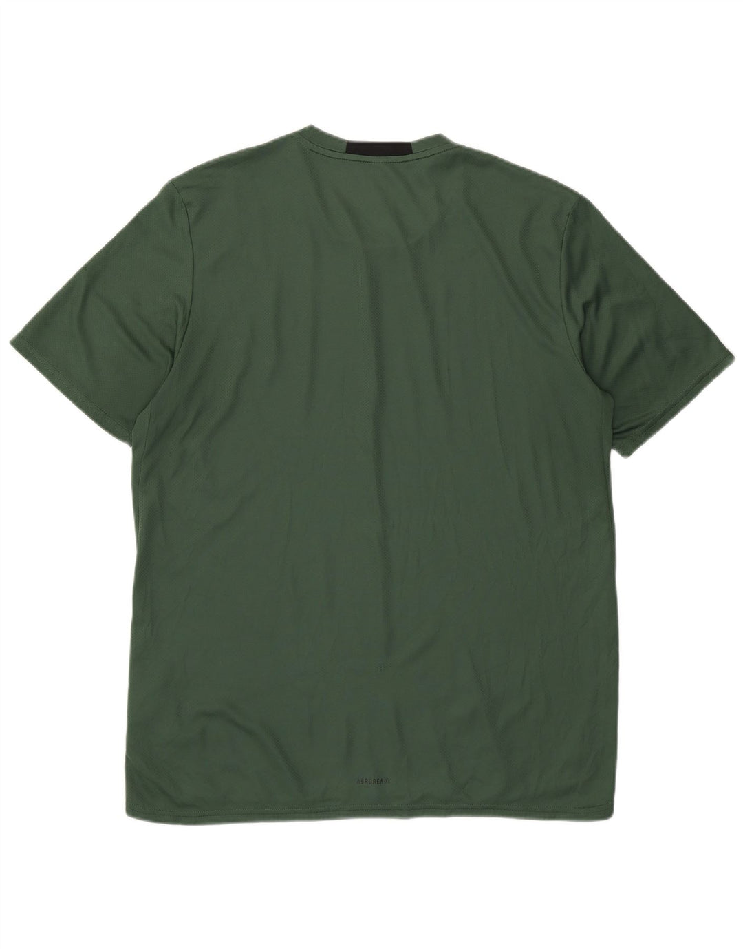 Adidas Homme Aeroready T-Shirt Top Vert Moyen Polyester