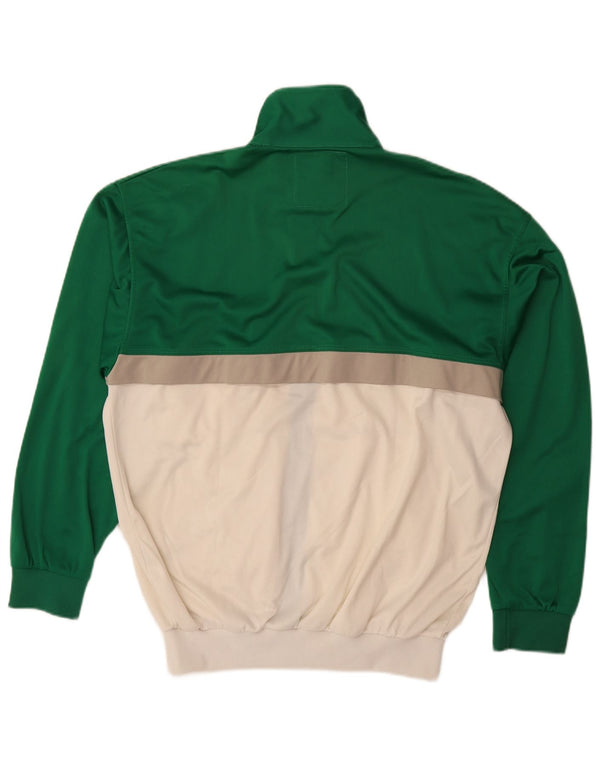 Kappa Veste de survêtement pour homme Large Vert Colourblock