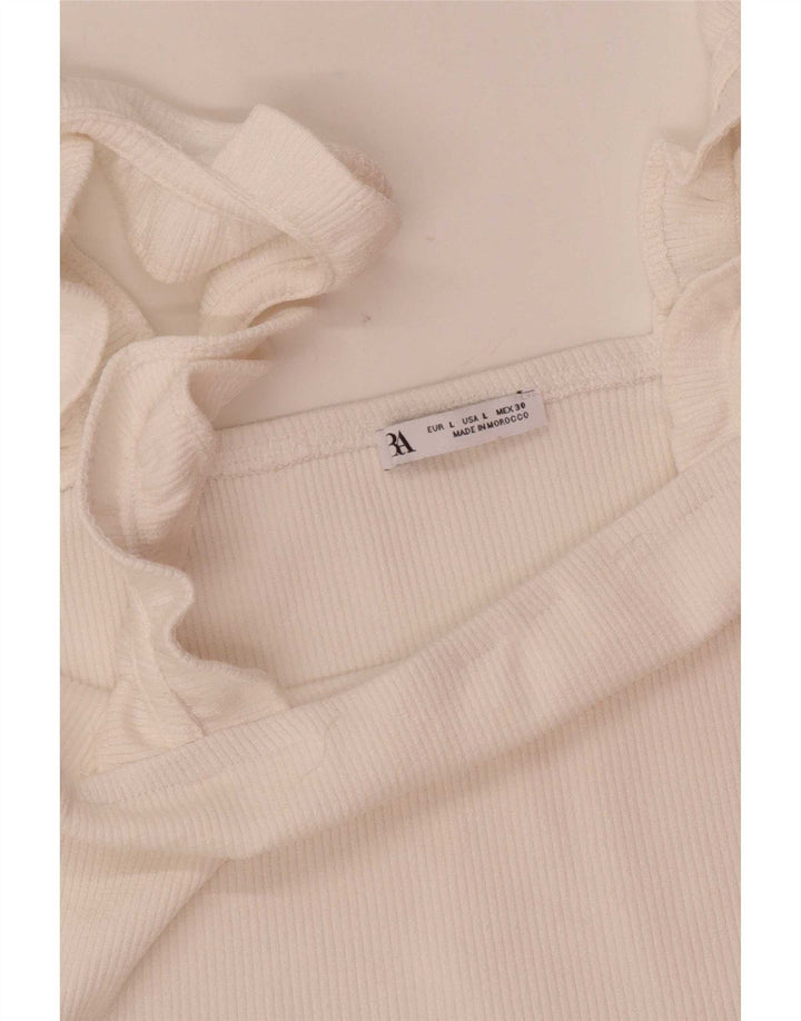 Zara Womens Crop Top UK 14 Grand Blanc