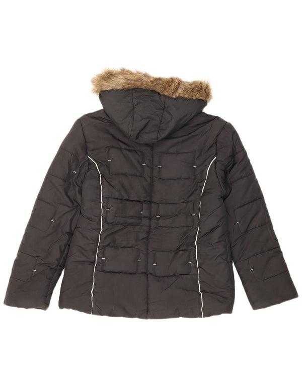 Columbia Veste matelassée à capuche Vertex pour femme UK 4 XS Noir