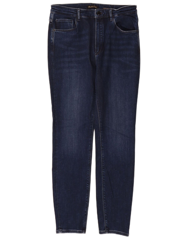 Massimo Dutti Jean skinny pour femme EU 42 Large W32 L30 Bleu marine