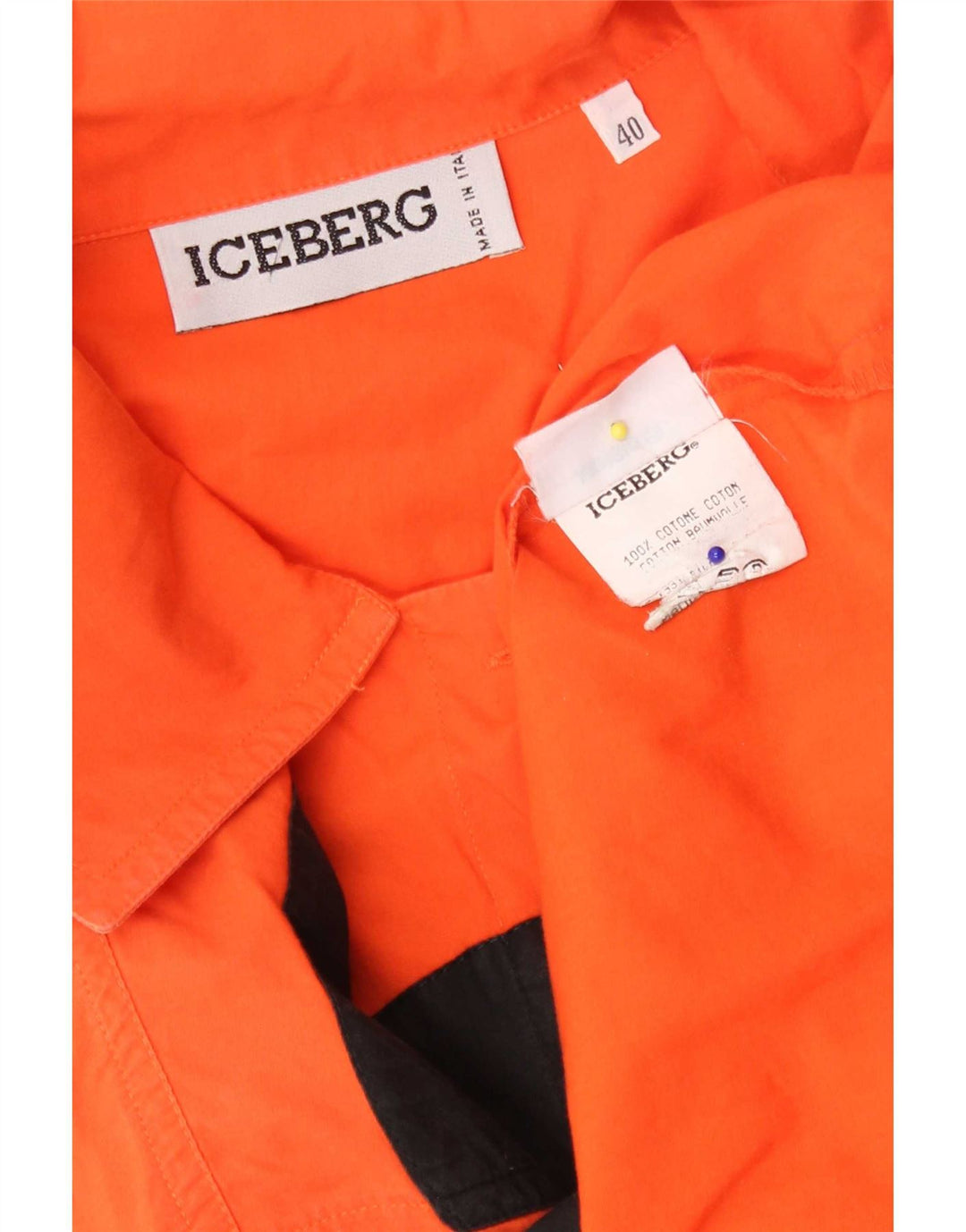 Iceberg Chemisier graphique surdimensionné pour femme IT 40 Small Orange