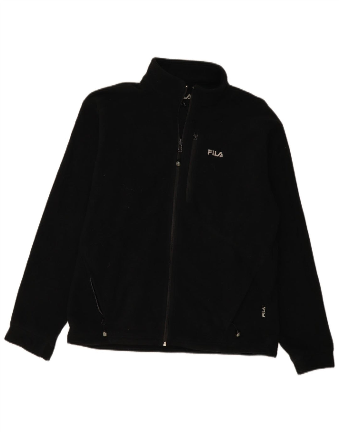 FILA Veste polaire homme UK 40 Large Noir Polyester
