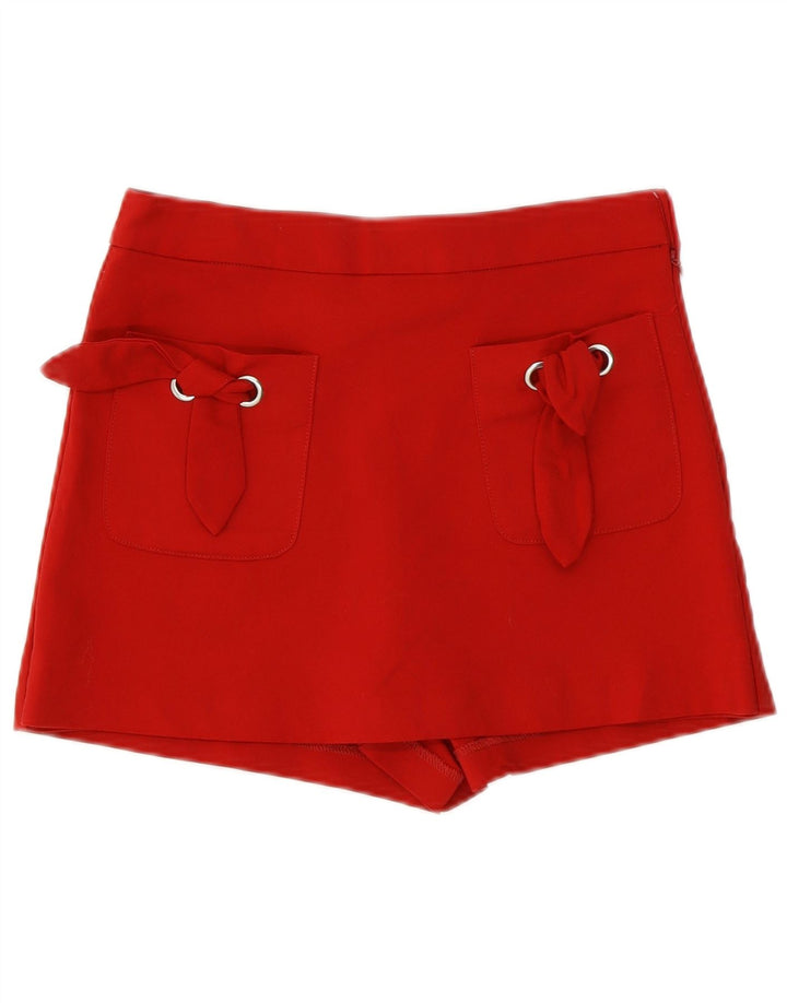 Zara Femme Jupe-short UK 8 Petit Coton Rouge