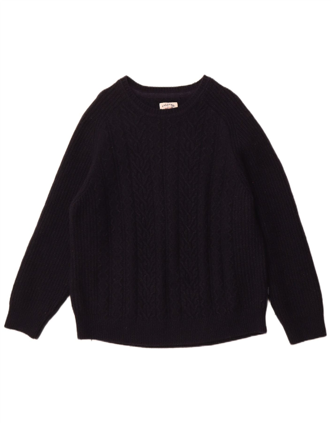 Fat Face Pull ras du cou pour femme UK 22 3XL Bleu marine Laine