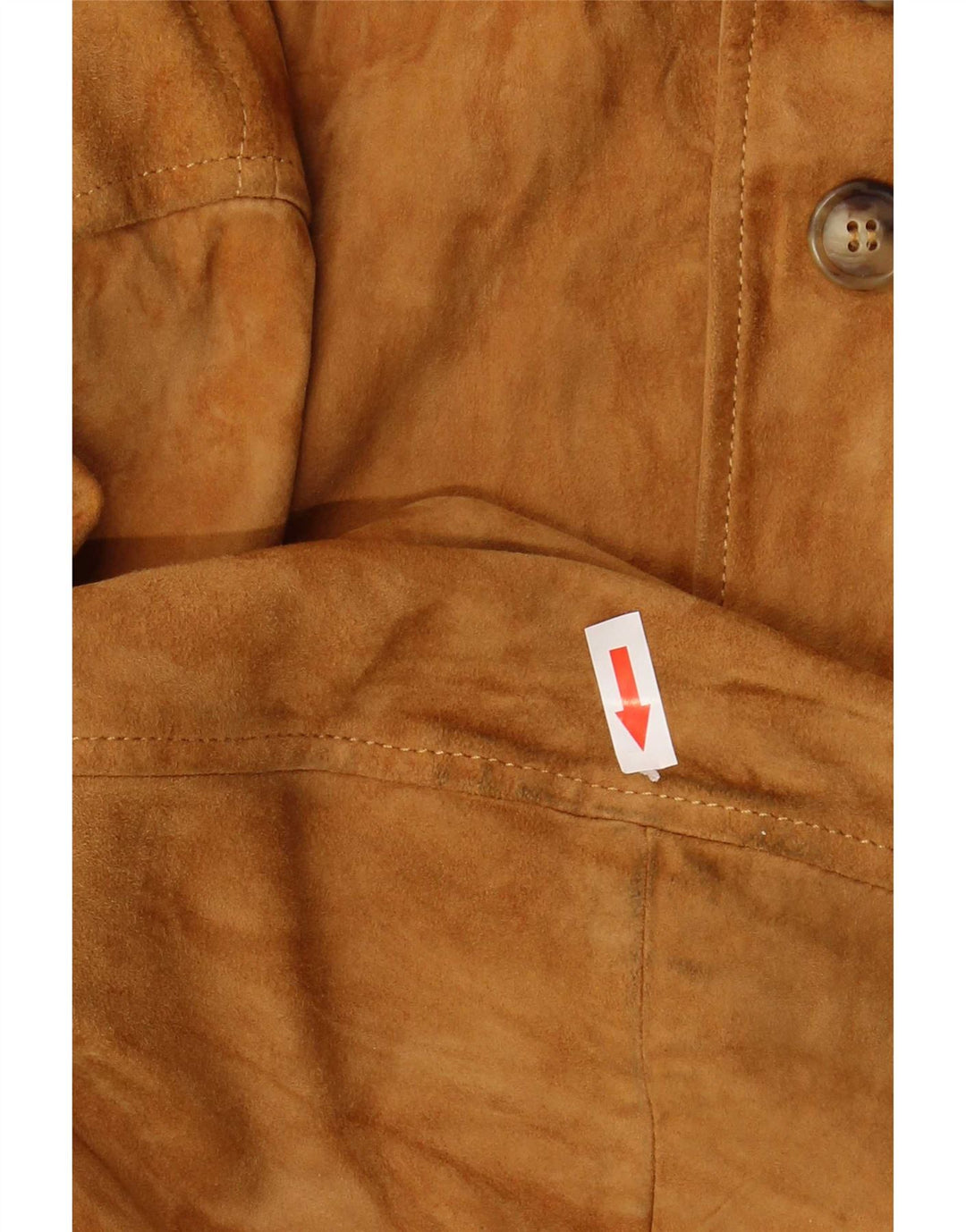 veste bomber en daim vintage pour homme UK 42 XL Marron