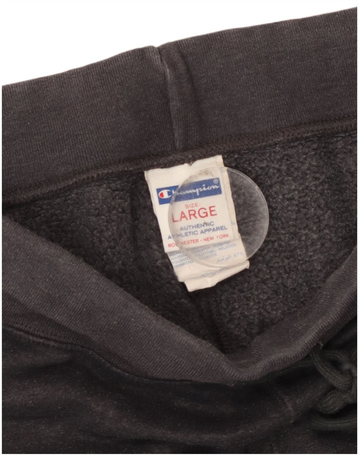 Champion Pantalon de survêtement court pour femme UK 16 Large Gris Coton