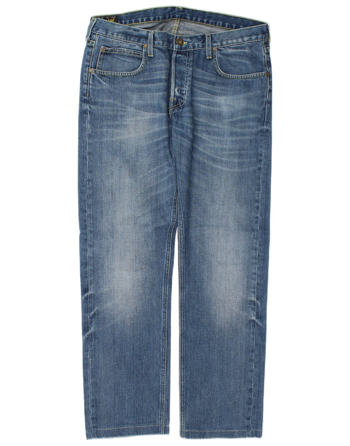 Lee Jean Droit Blake Homme W34 L30 Bleu Coton