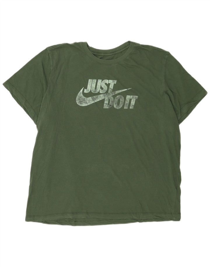 Nike T-shirt graphique pour homme 2XL Vert