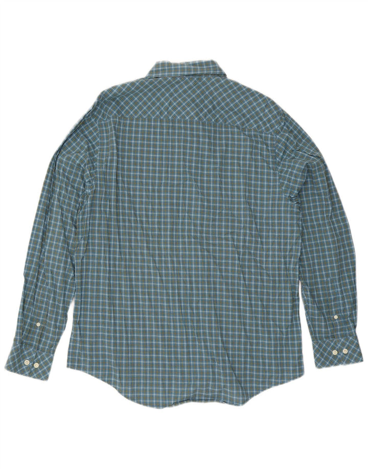 Timberland Chemise Homme Grand Carreau Bleu Coton