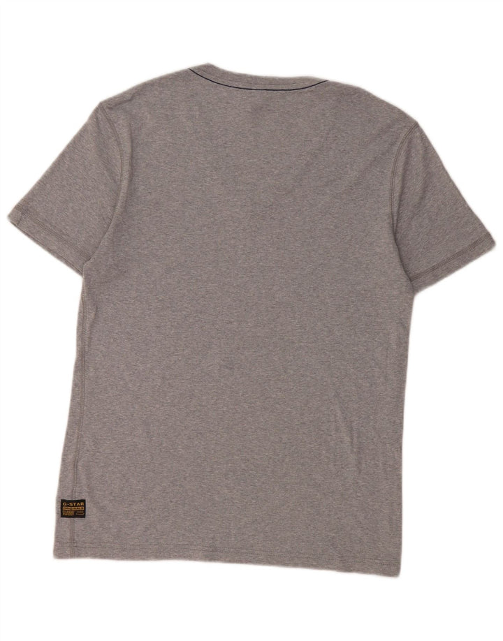 G-Star Homme Graphic T-Shirt Top XL Gris Moucheté Coton