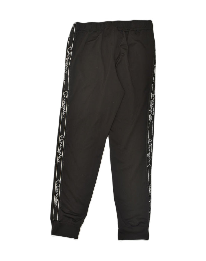 CHAMPION Pantalon de Survêtement Graphique Homme Joggers Large Noir Polyester