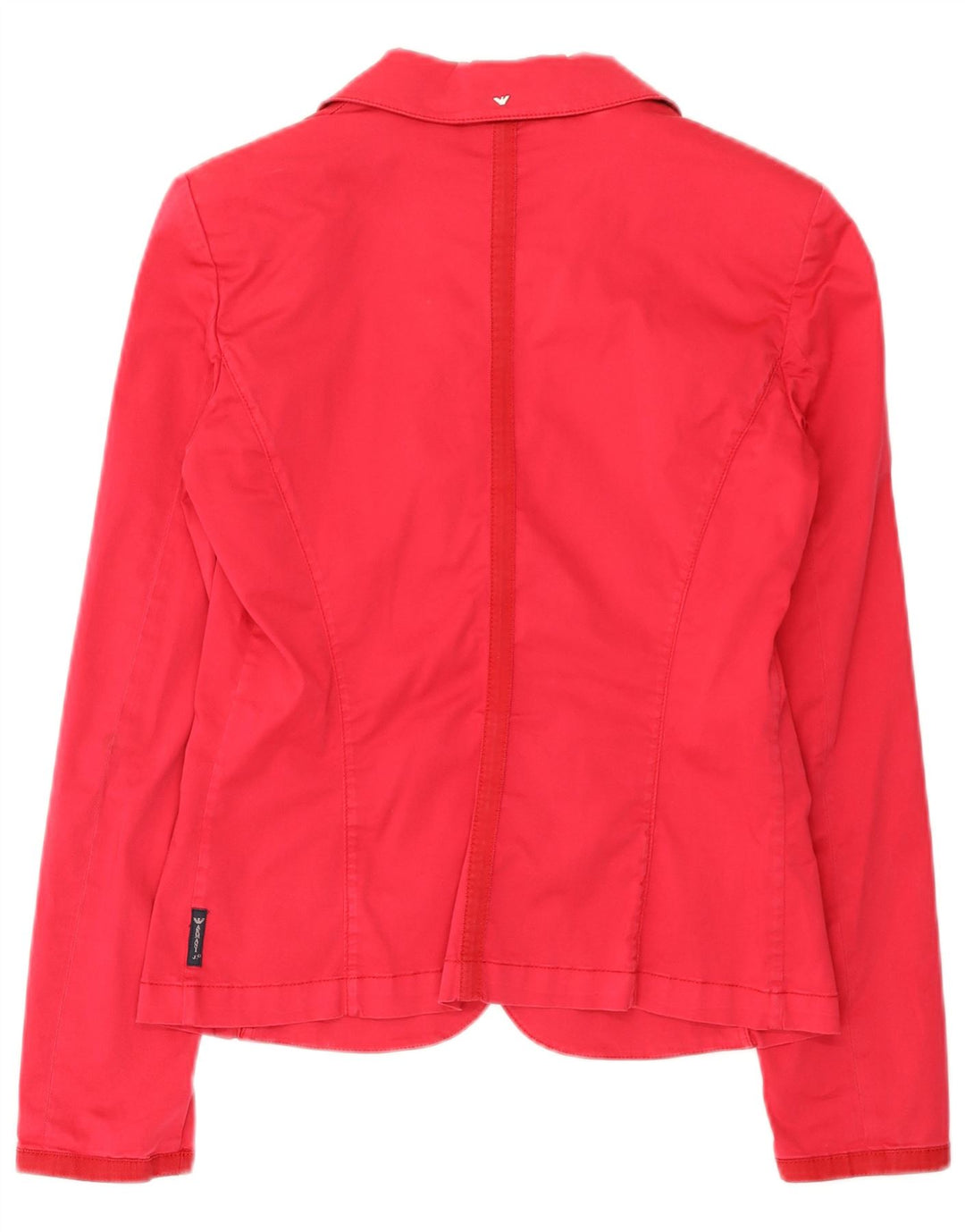 Armani Jeans Veste Blazer 3 Boutons Femme US 8 Coton Rose Moyen