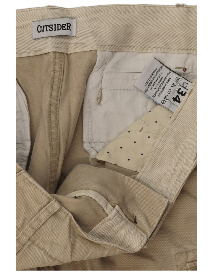 OUTSIDER Short Cargo Homme W34 Grand Coton Beige