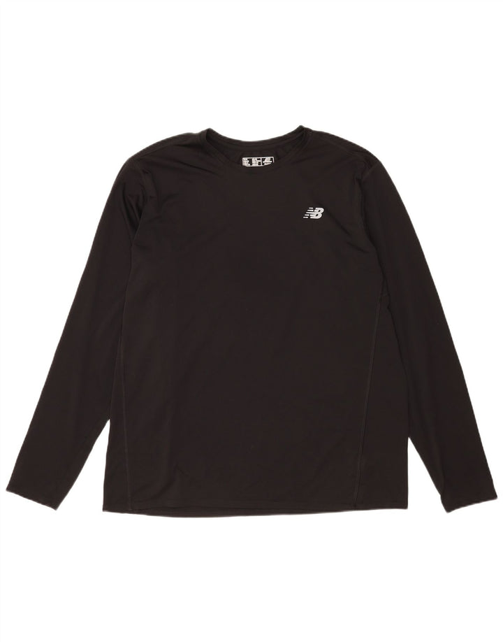 New Balance Haut Homme Manches Longues XL Noir Polyester