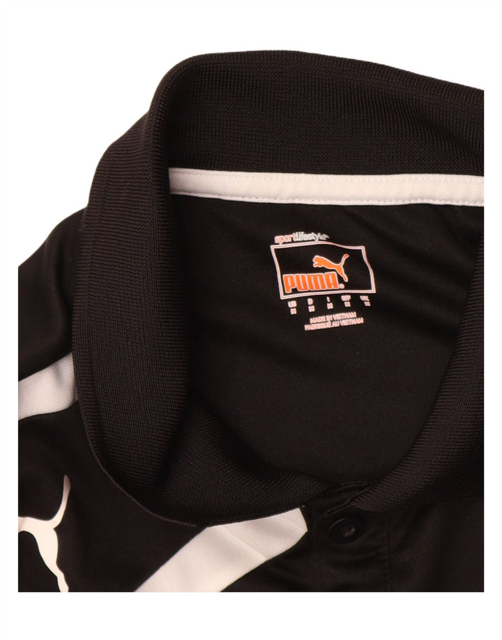 Puma Polo Graphique Homme Noir Colorblock