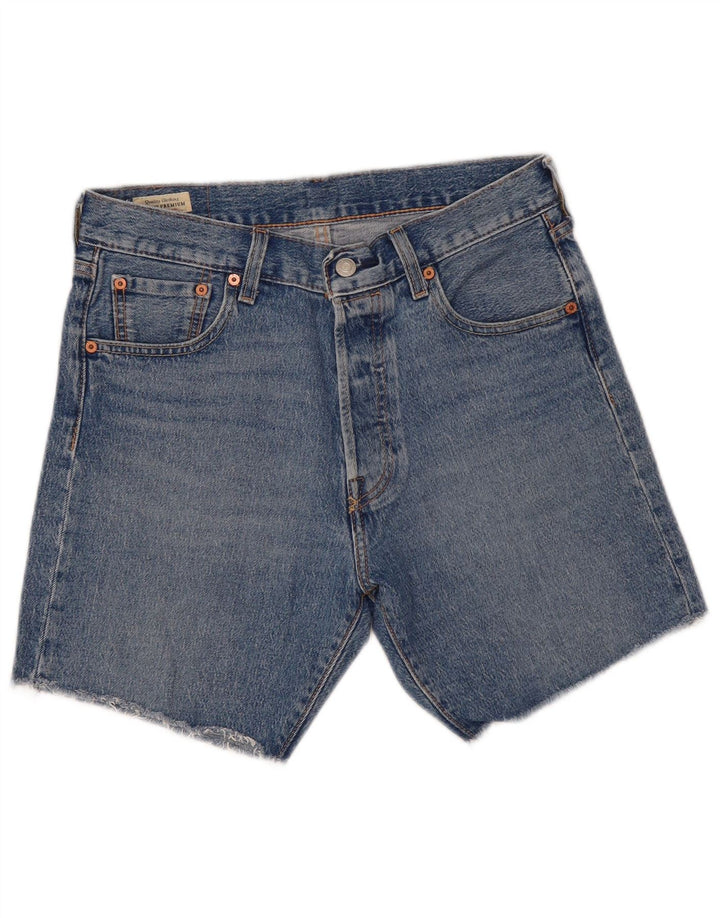 Levi's Short en Jean 501 W30 Homme Bleu Moyen Coton
