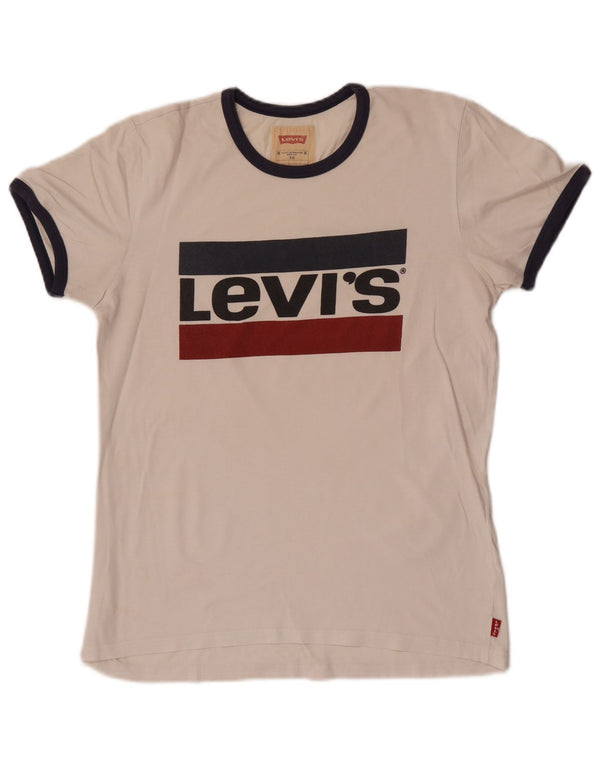 Levi's T-Shirt Graphique Garçon 15-16 ans Blanc