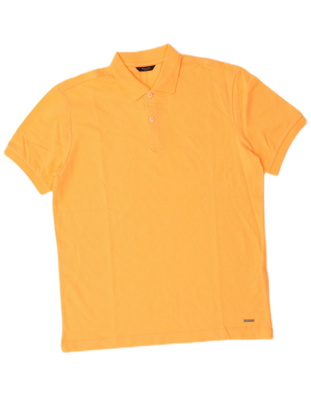Massimo Dutti Polo Homme Orange Moyen Coton