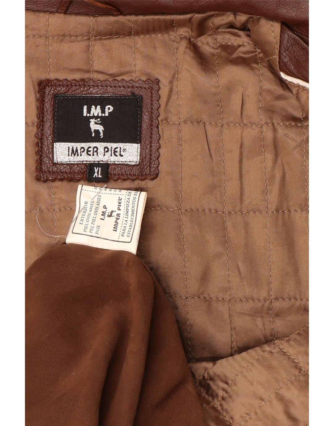 veste en cuir homme vintage UK 42 XL Cuir Marron
