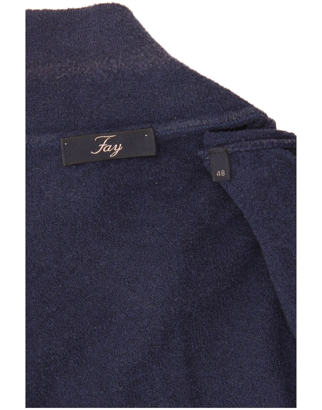 Fay Polo Homme IT 48 Bleu Marine Moyen Colourblock