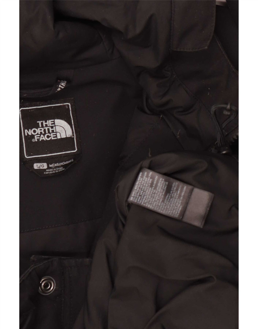 The North Face Parka à capuche pour homme UK 40 Large Noir Polyester