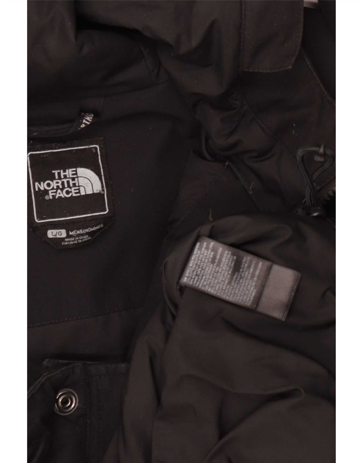 The North Face Parka à capuche pour homme UK 40 Large Noir Polyester