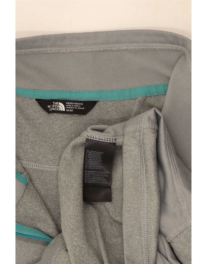 The North Face Haut de survêtement à col zippé pour homme Gris moyen moucheté