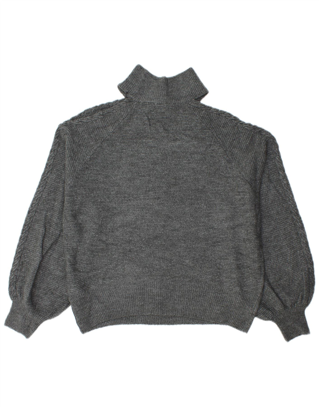 Lipsy Pull col roulé pour femme UK 16 Large Gris Polyester