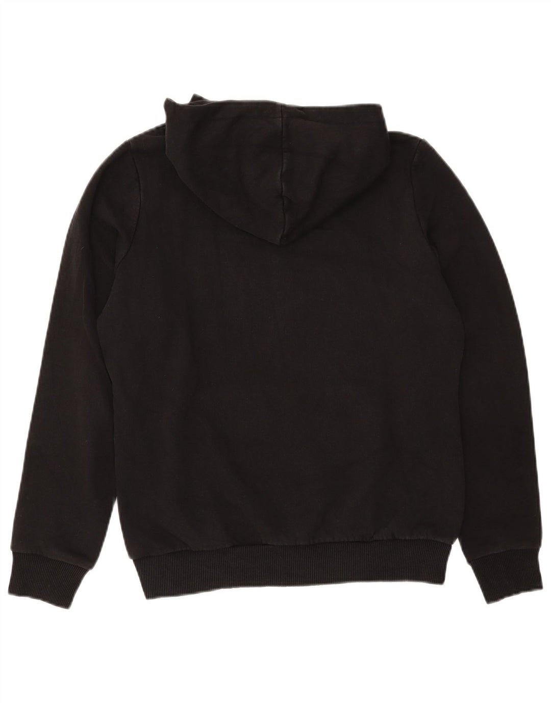 PUMA Pull à capuche graphique pour femme UK 14 Coton noir moyen