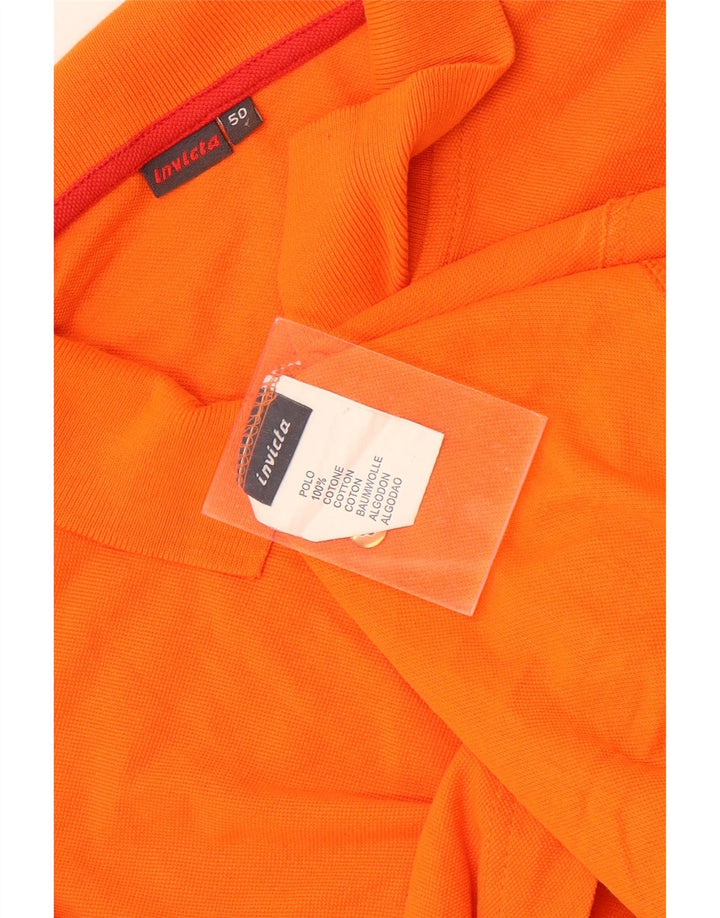 Invicta Polo Homme IT 50 Coton Orange Moyen