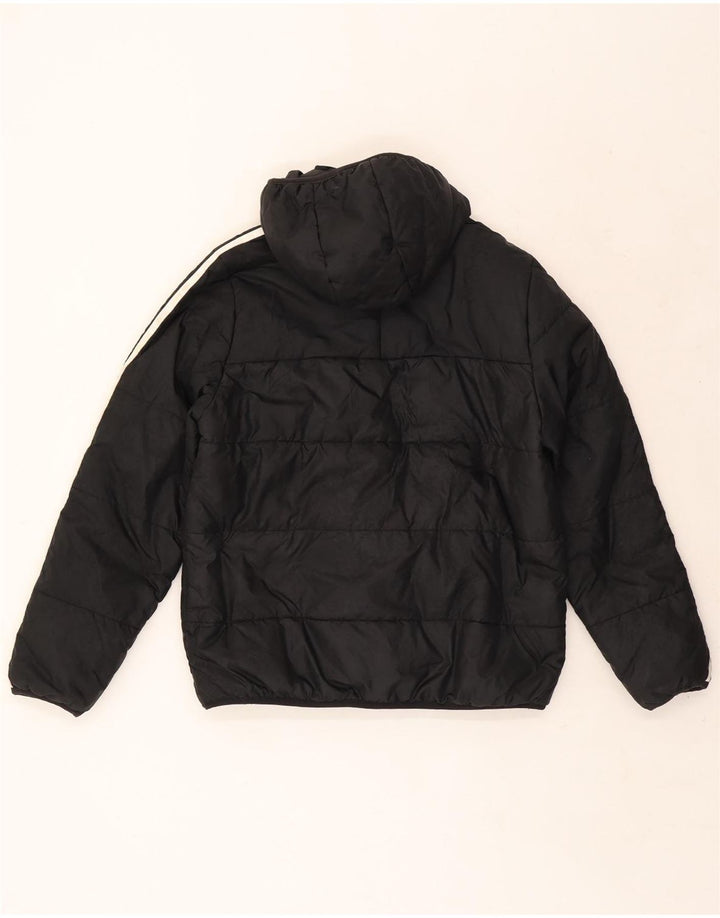 Veste matelassée à capuche Adidas Garçon 13-14 ans Noir Polyester