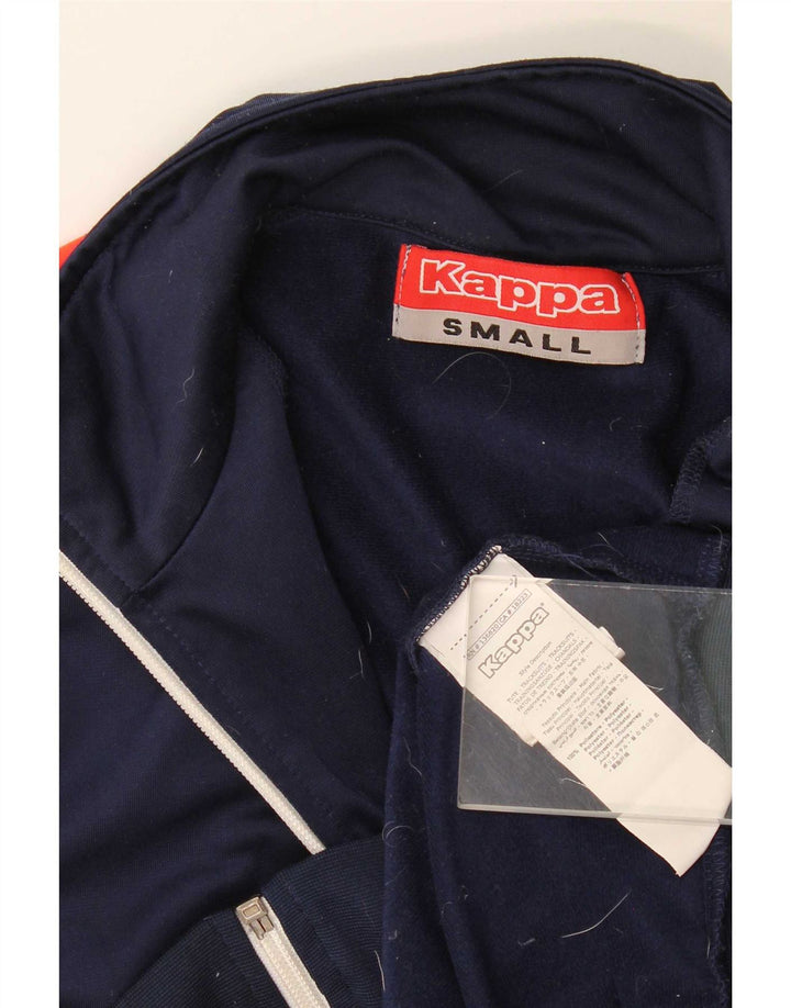 Kappa Veste de Survêtement pour Homme Petit Bleu Marine Colorblock Polyester