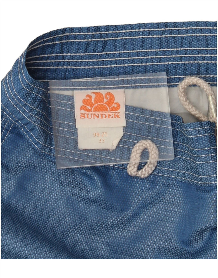 Sundek Short de Bain Homme Nylon Bleu Moyen
