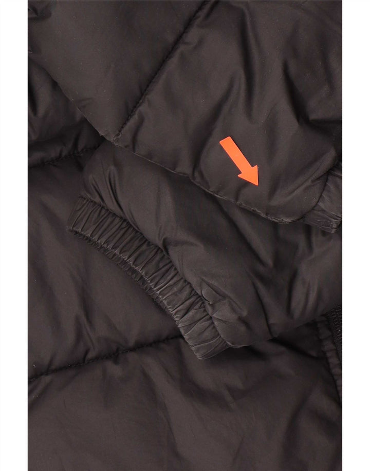 The North Face Veste rembourrée à capuche pour femme UK 18 XL Noir Polyester