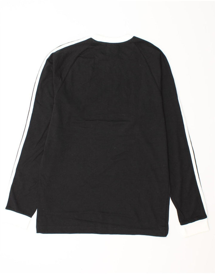 Adidas Haut à manches longues pour homme Petit coton noir