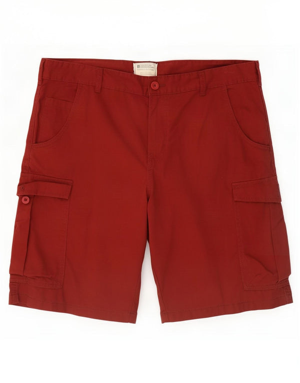 Mountain Warehouse Short cargo pour homme W34 en coton bordeaux Taille L