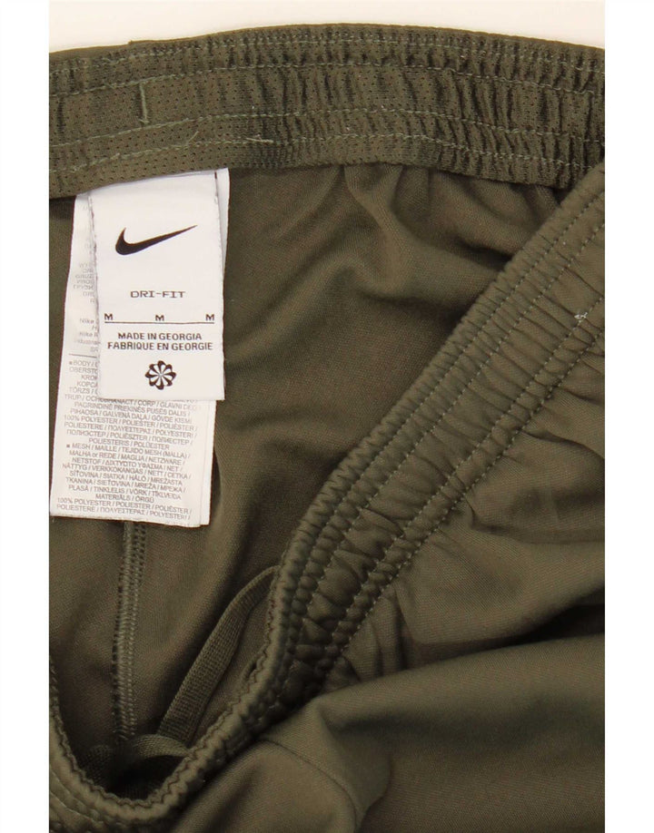 Pantalon de survêtement Nike pour femme UK 14 Polyester color block kaki moyen
