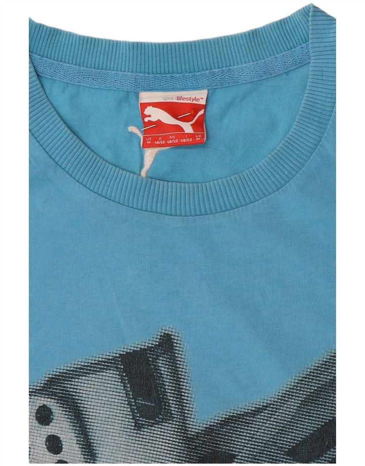 Puma Tee-Shirt Graphic Homme Bleu Moyen