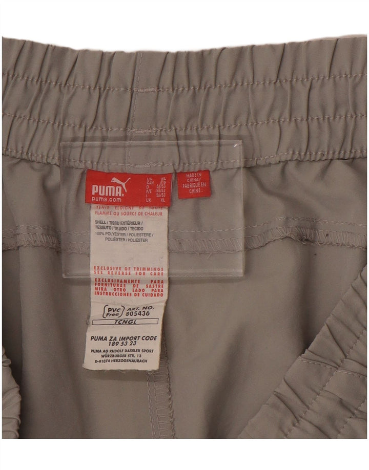 Puma Short de Sport XL Homme Gris Colorblock Polyester