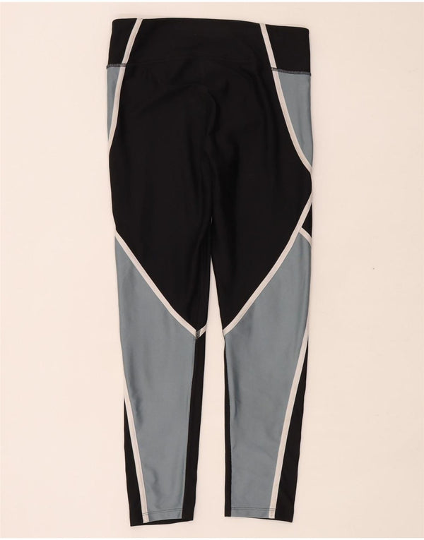 Under Armour Legging Heat Gear pour femme UK 12 Noir moyen Colourblock