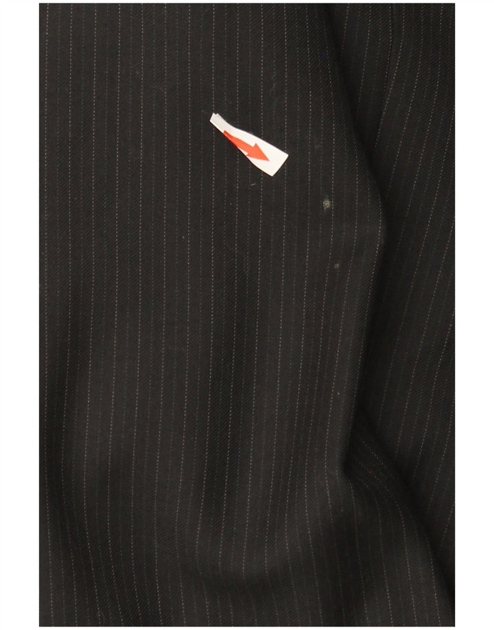 Dockers Veste blazer à 2 boutons pour homme IT 50 en laine à fines rayures noires