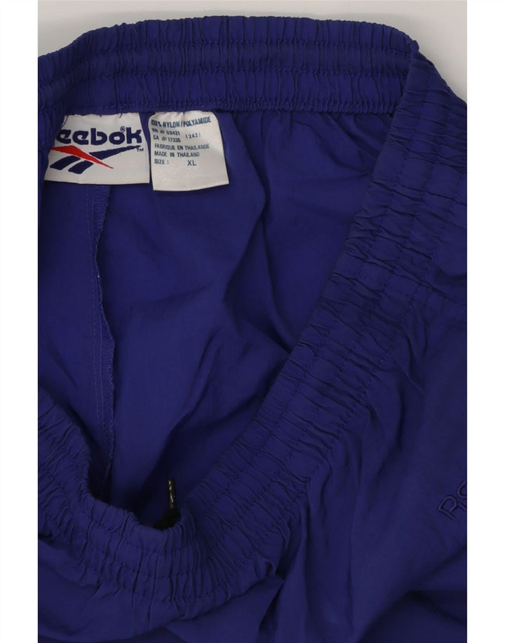 REEBOK Pantalon de Survêtement Homme Joggers XL Violet Polyester