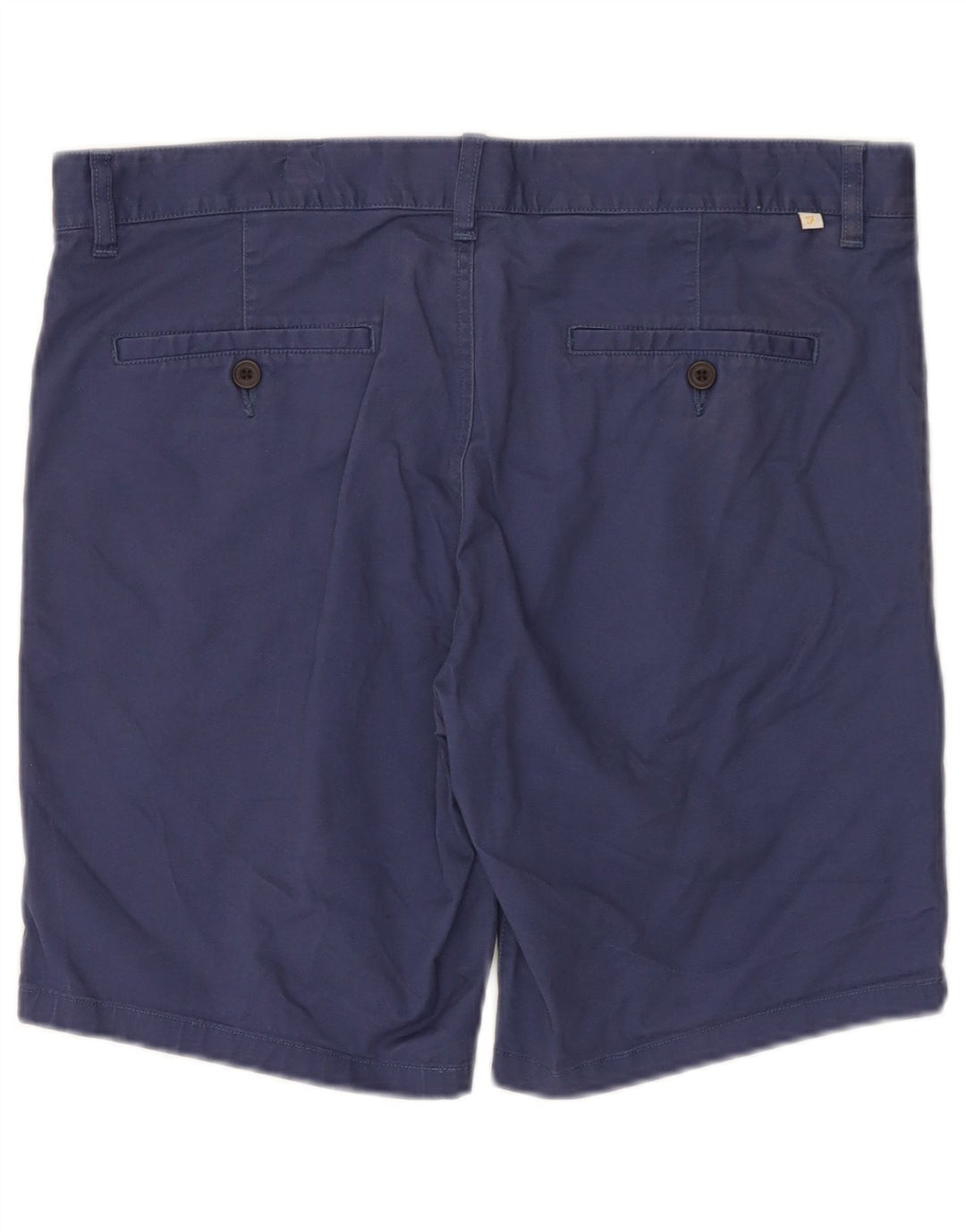 Farah Short Chino Regular Homme W34 Large Bleu Coton
