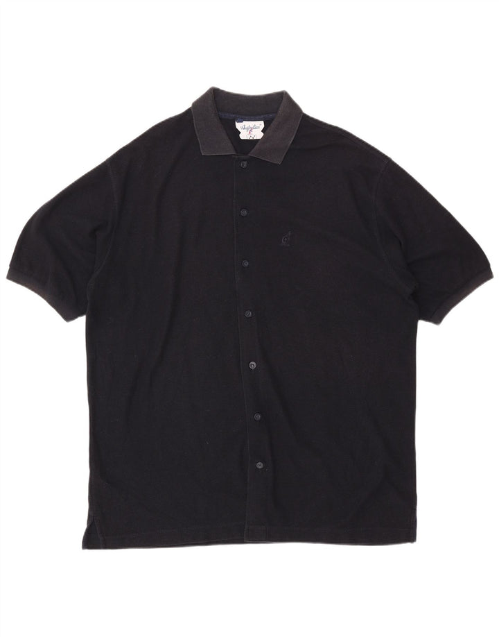 AUSTRALIAN L'ALPINA Chemise à Manches Courtes Homme IT 54 XL Bleu Marine Coton