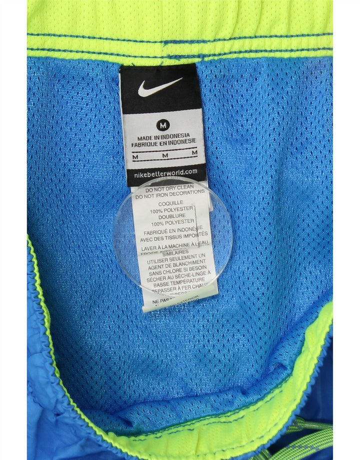 Nike Short de sport pour homme Bleu moyen en polyester géométrique