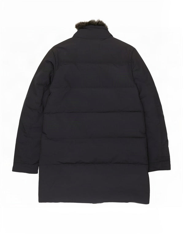 Woolrich Manteau rembourré pour homme UK 38 Bleu marine moyen Polyester