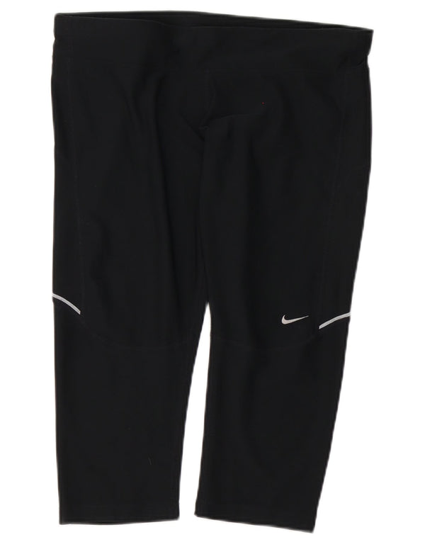 Nike Short de sport Dri Fit Bermuda pour femme UK 16 Large Noir