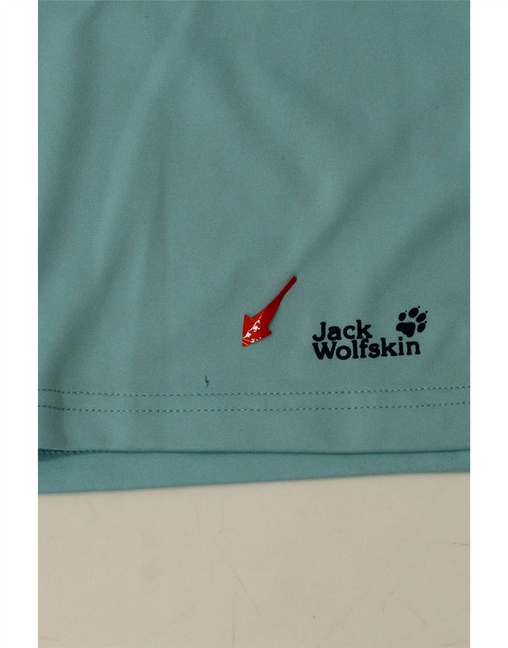 JACK WOLFSKIN Womens Vest Top UK 12 Medium Blue Polyester Vintage Jack Wolfskin and Second-Hand Jack Wolfskin from Messina Hembry 